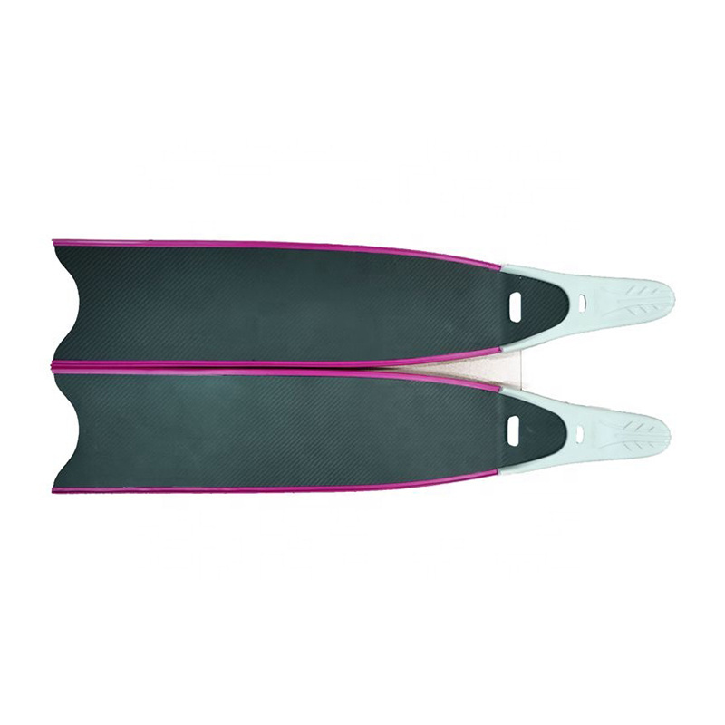 Custom Professional 100% Carbon Fiber Long Diving Fins Flippers for Freediving & Swimming