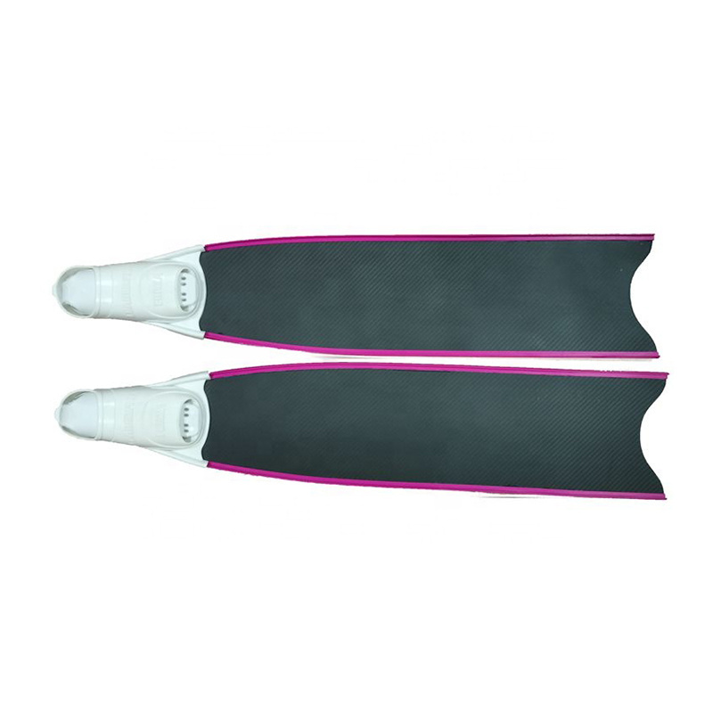 Custom Professional 100% Carbon Fiber Long Diving Fins Flippers for Freediving & Swimming