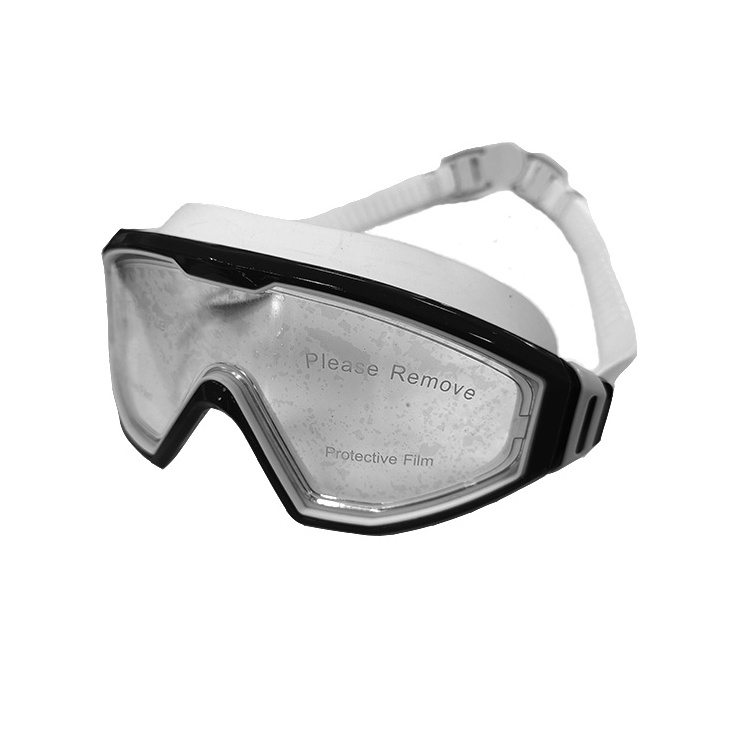 Custom Goggles For Swimming With Nose Cover No Leaking Anti-fog Waterproof Clear Vision Swim Glasses