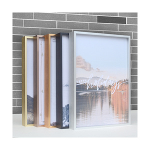 Wholesale Modern Style Solid Metal Shadow Box Picture Frame Custom Size Aluminum Decorative Painting Wall Photo Frames