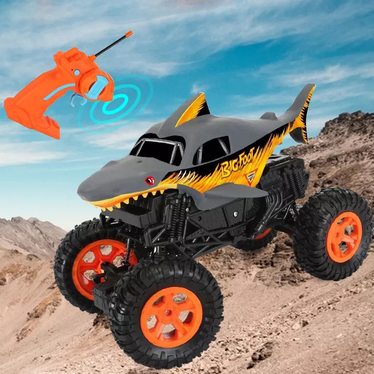 Hot Selling Kids 27 Mhz Climbing Car High Speed Off Road Rc Cars 4wd Remote Control Shark Car