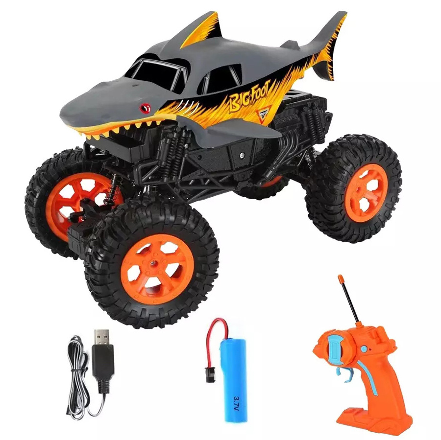 Hot Selling Kids 27 Mhz Climbing Car High Speed Off Road Rc Cars 4wd Remote Control Shark Car