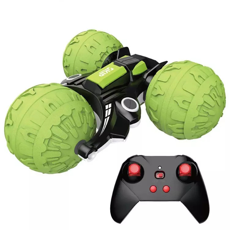 Wholesale Price 1:12 2.4g 4ch Amphibious Stunt Rc Car 3 Wheels Radio Control Toy Vehicle Inflatable Tires With Pump