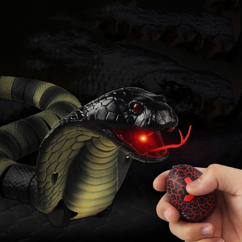 Wholesale Remote Control Snake 2022 Plastic Realistic Snake Toys Rc Animal Toy Halloween Funny Radio Control Rc Toy For Kids