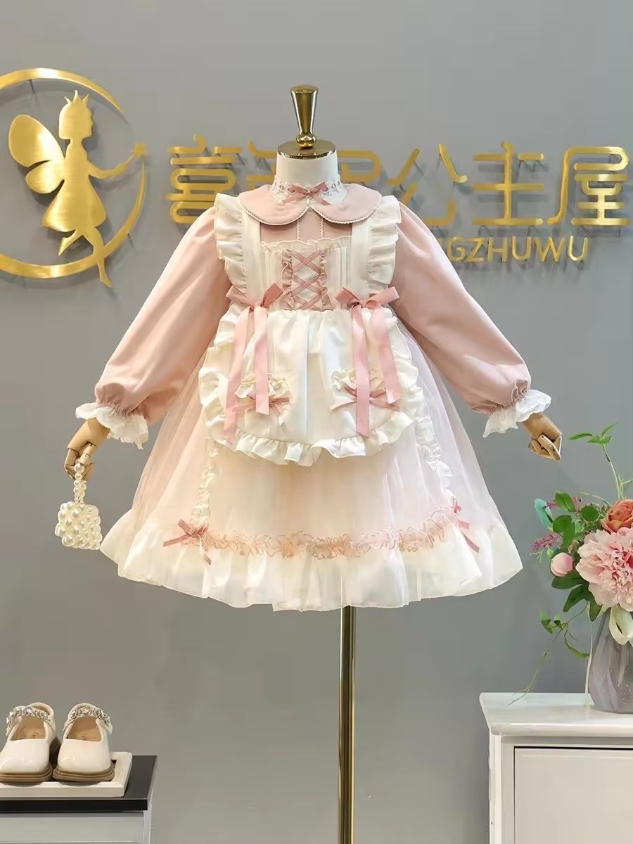 Thailand Style Summer 1-5 years Baby Girl cheap Floral Dress for Kids Baby Infant Flower Loose Dress Kids Girl Casual Clothes