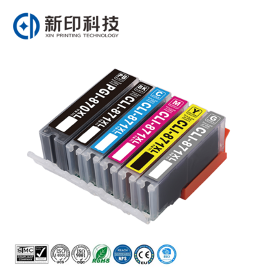 PGI-870 CLI-871 Ink Cartridge For Canon MG7780 MG6880 MG5780 Refillable Ink Cartridge