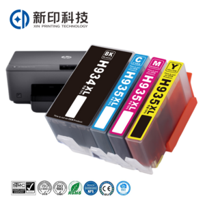 Compatible for HP 934 935 Refillable Ink Cartridge With Chip 934XL 935XL for HP OfficeJet Pro 6230 6830 6820 printer