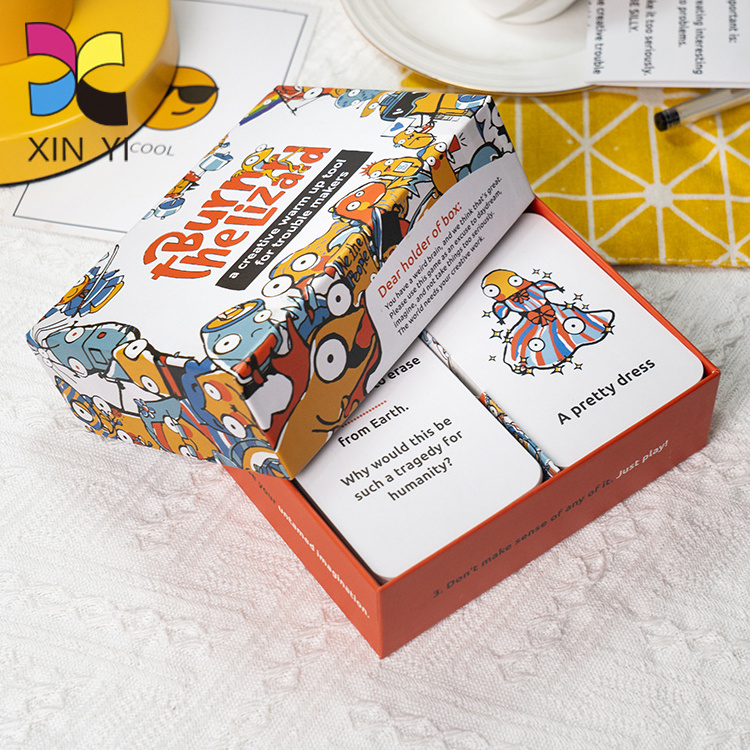 Manufacturer Funny Kids Adult Party Game Card  Paper Playing Card Game card deck box