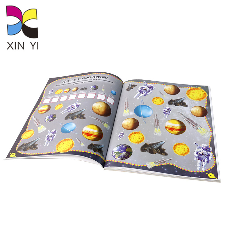 OEM Customized High Quality Full Color Printing Child Sticker Book