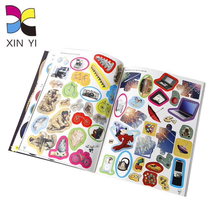 OEM Customized High Quality Full Color Printing Child Sticker Book