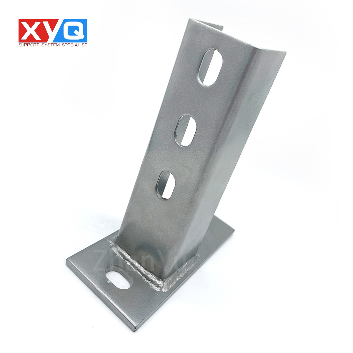 HDG galvanized raw post base strutpost base strut c channel steel unistrut stand Unicanal canal de puntal