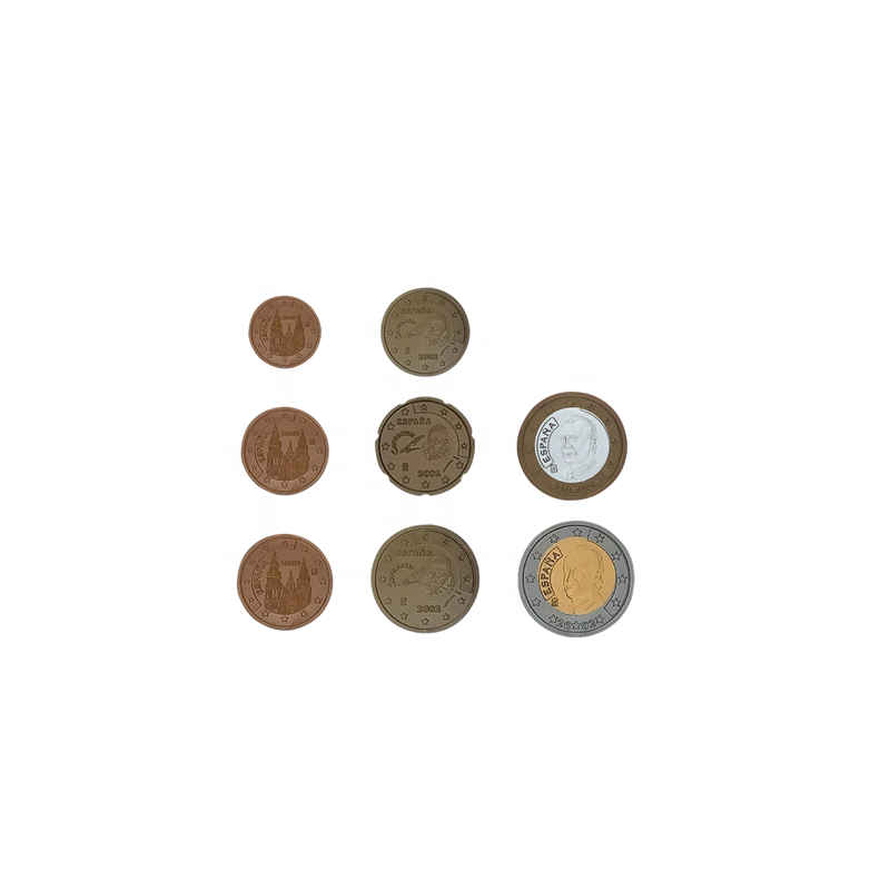 Manufacturers Plastic Euro Coins Various Denominations Supermarket Shopping Trolley Tokens Game Coins