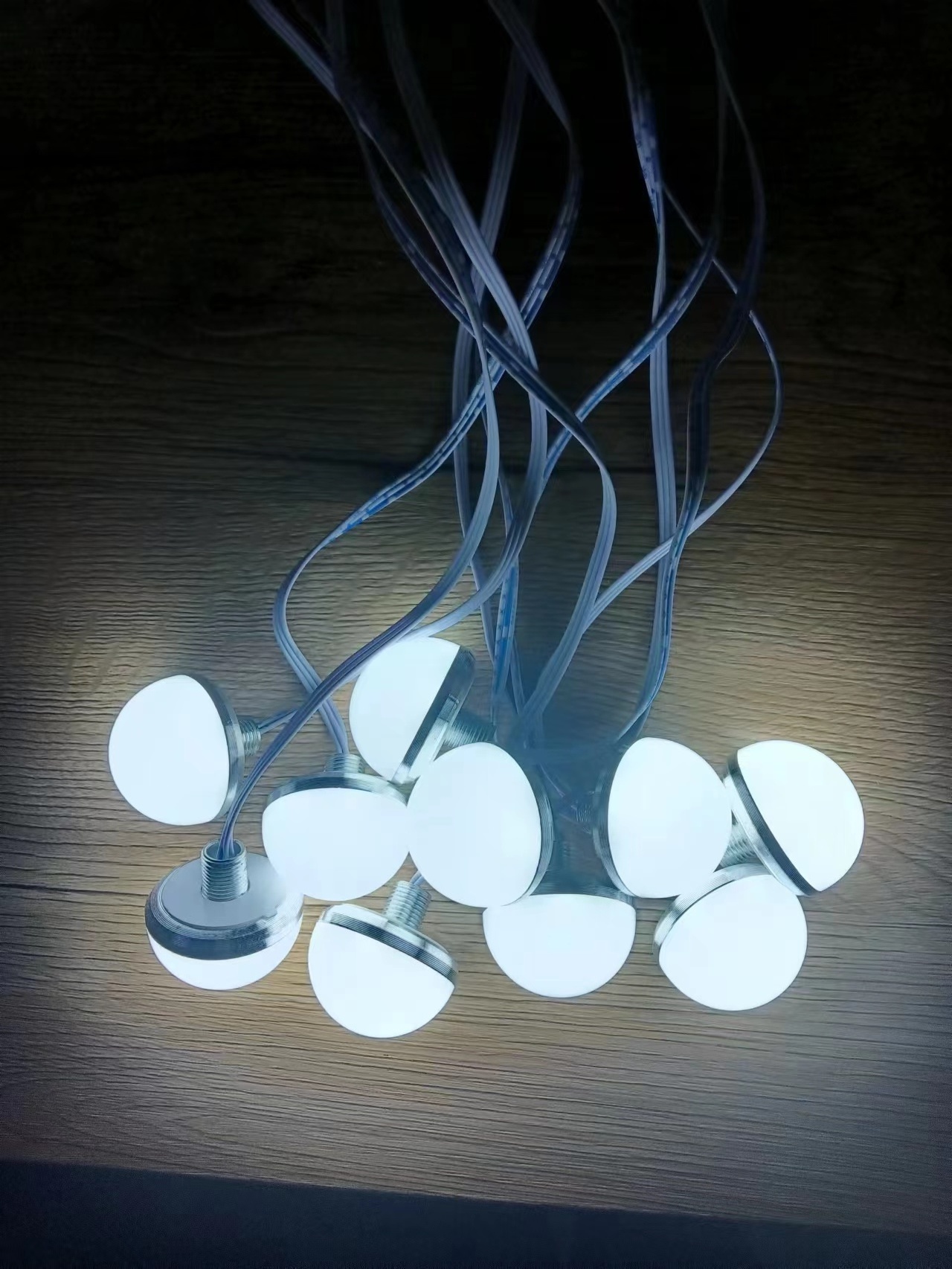 Protect eye High CRI 5V 35mm Hollywood-style perforated light makeup mirror led vanity light bulbs for dressing table