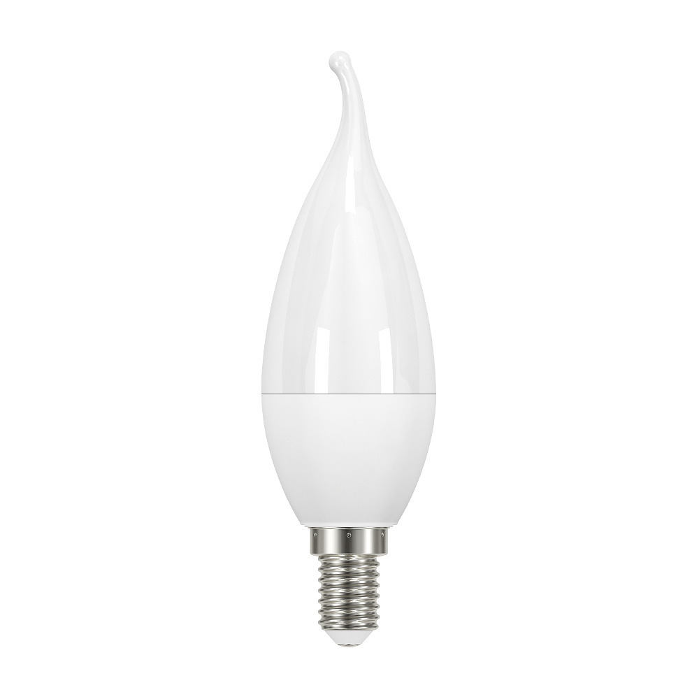 LED candle lamp E14E12E27 Sharp bubble pull tail bubble transparent cover milk white cover C37 candle bulb