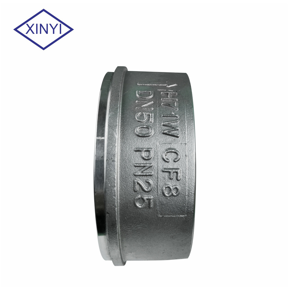 H71W-16 PN16 SS304/316 wafer type single plate lift check valve