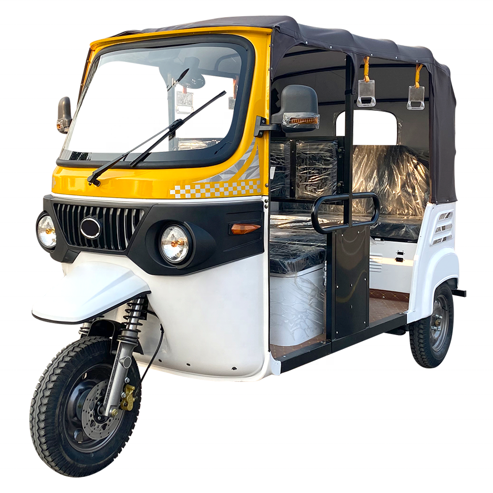 Customized E5 60V1800W BLDC Motor Electric Passenger Tricycle Battery Operated Electric Rickshaw Three Wheel Electric Tricycle