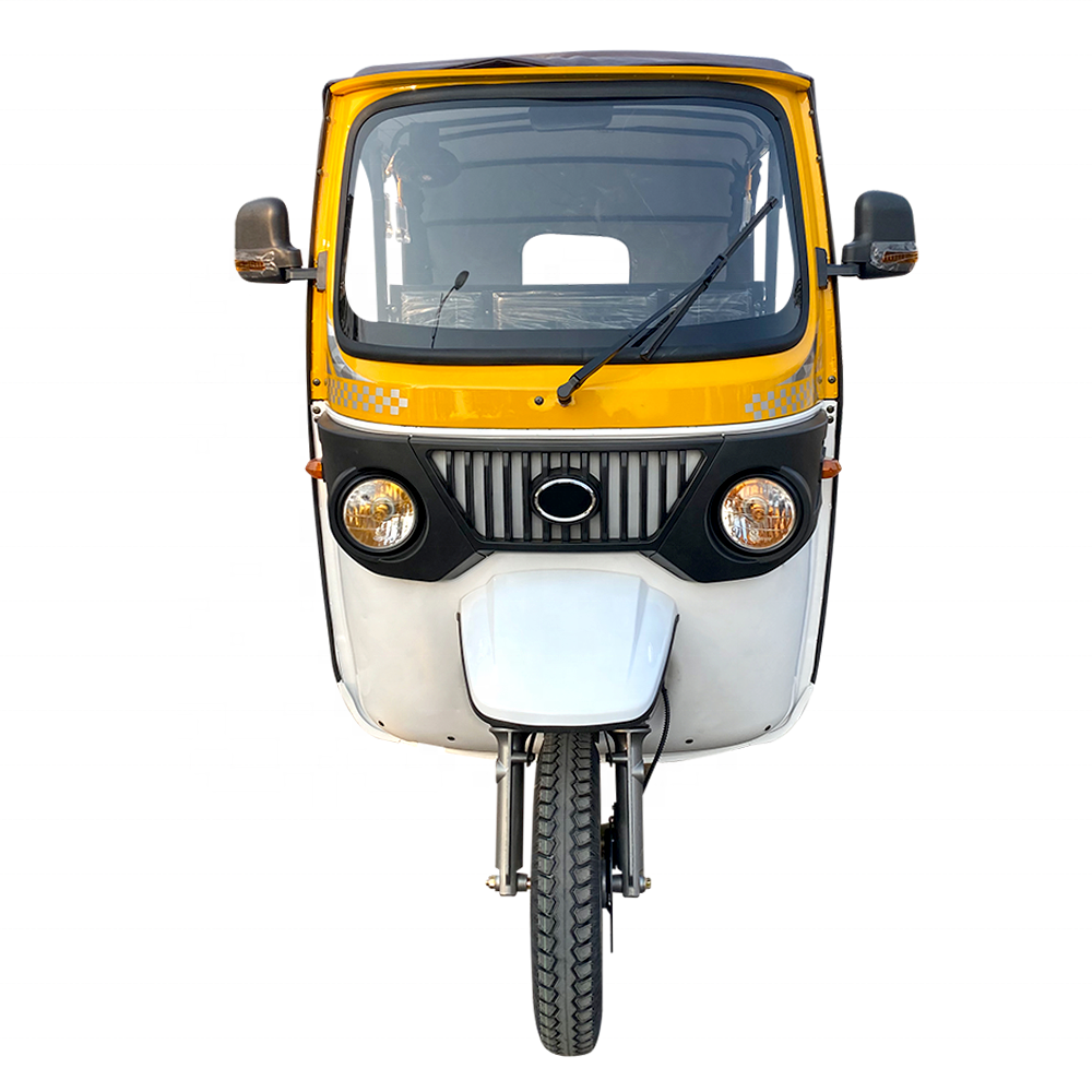 Bajaj Passenger Tricycle 60V1500W Battery Operation Hybrid Three Wheel Adult Electric Rickshaw