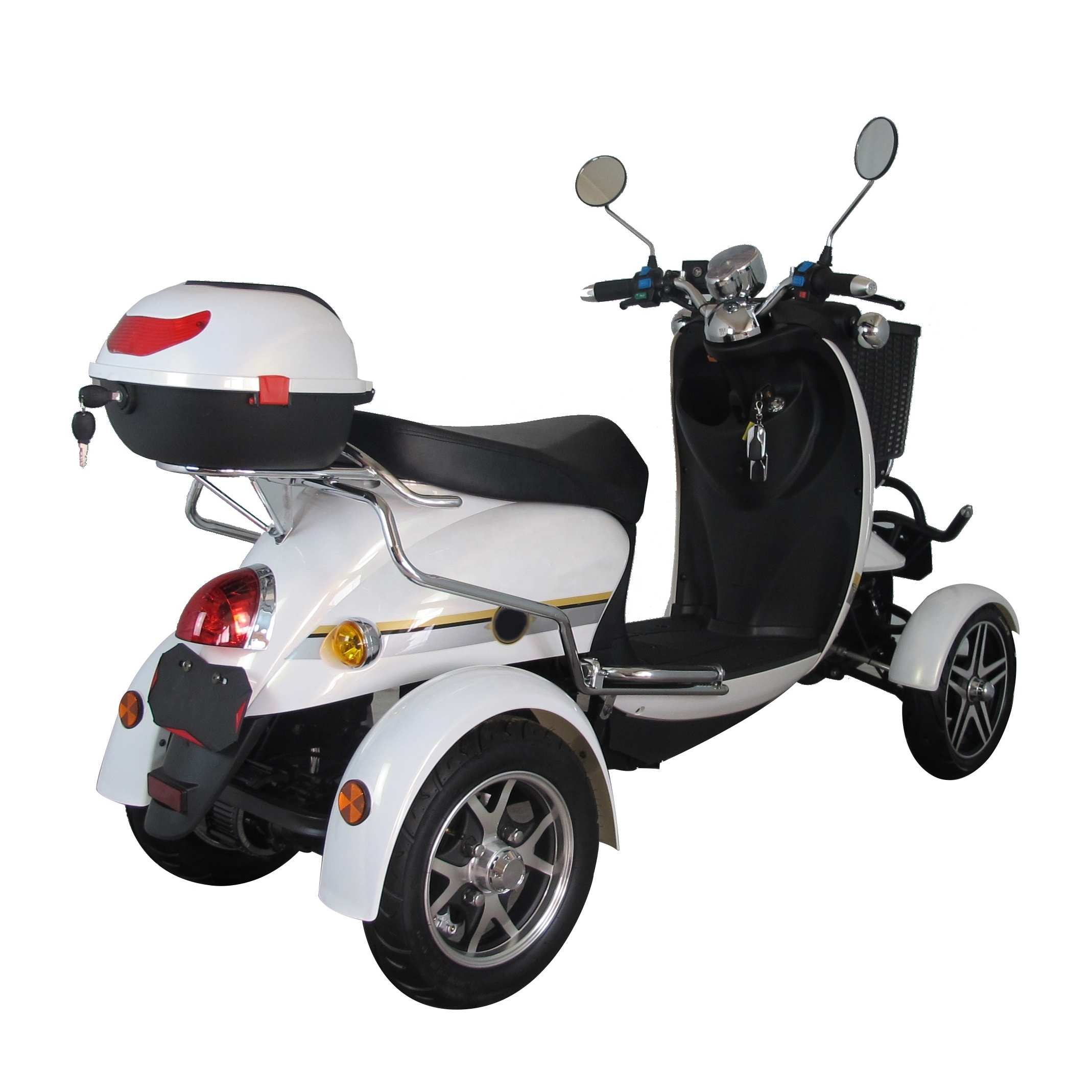 4 Wheel Passenger 48v 500w Electric Scooter bike for Disabled