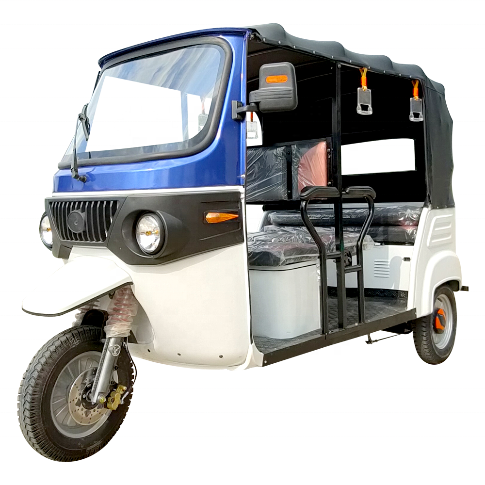 Customized E5 60V1800W BLDC Motor Electric Passenger Tricycle Battery Operated Electric Rickshaw Three Wheel Electric Tricycle