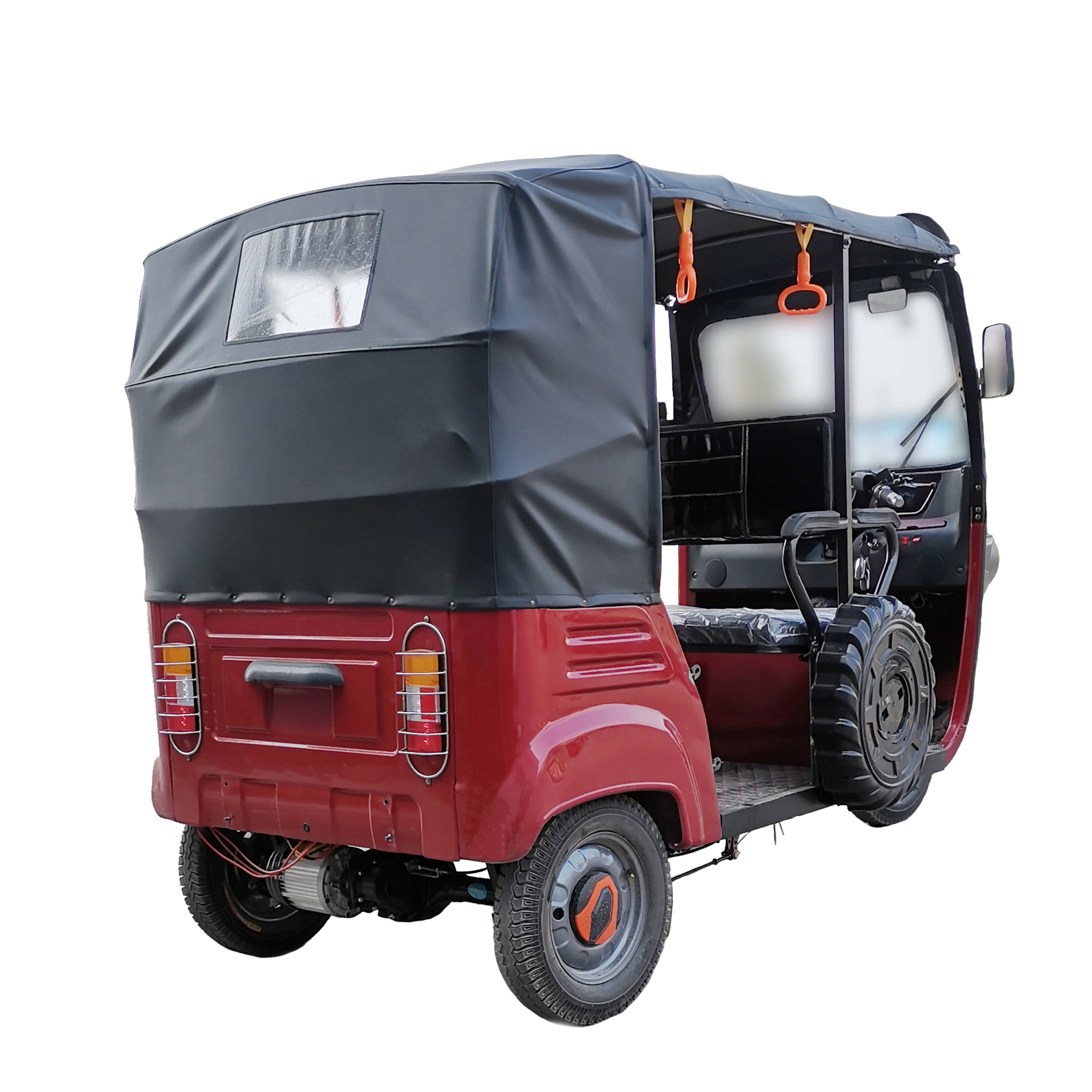 OEM electric rickshaw in pakistan 60V2200W gasoline electric hybrid tuk tuk with long range 200km