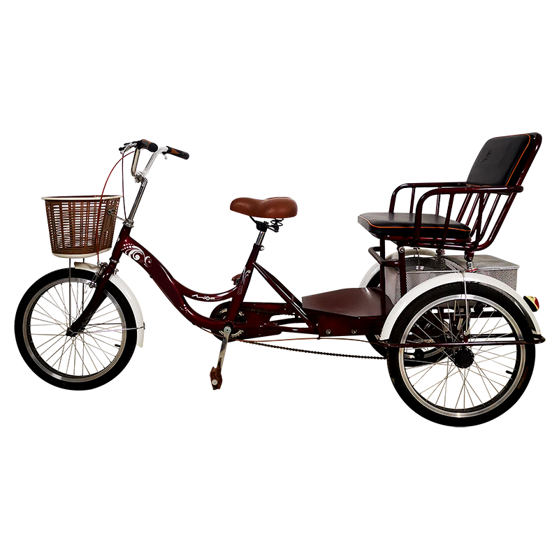 Customized manufacturer LM39 adult 3 wheel bicycle factory e rickshaw bike three wheel