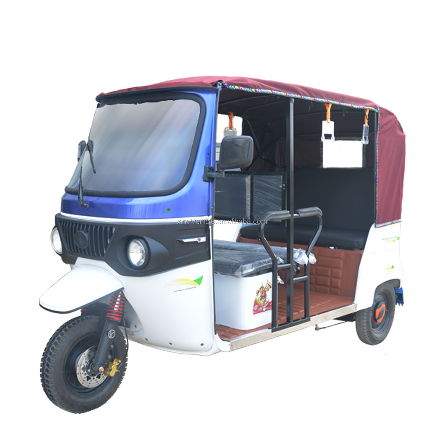 India Type Electric Rickshaw Electric Bajaj Passenger Auto Rickshaw for Sale