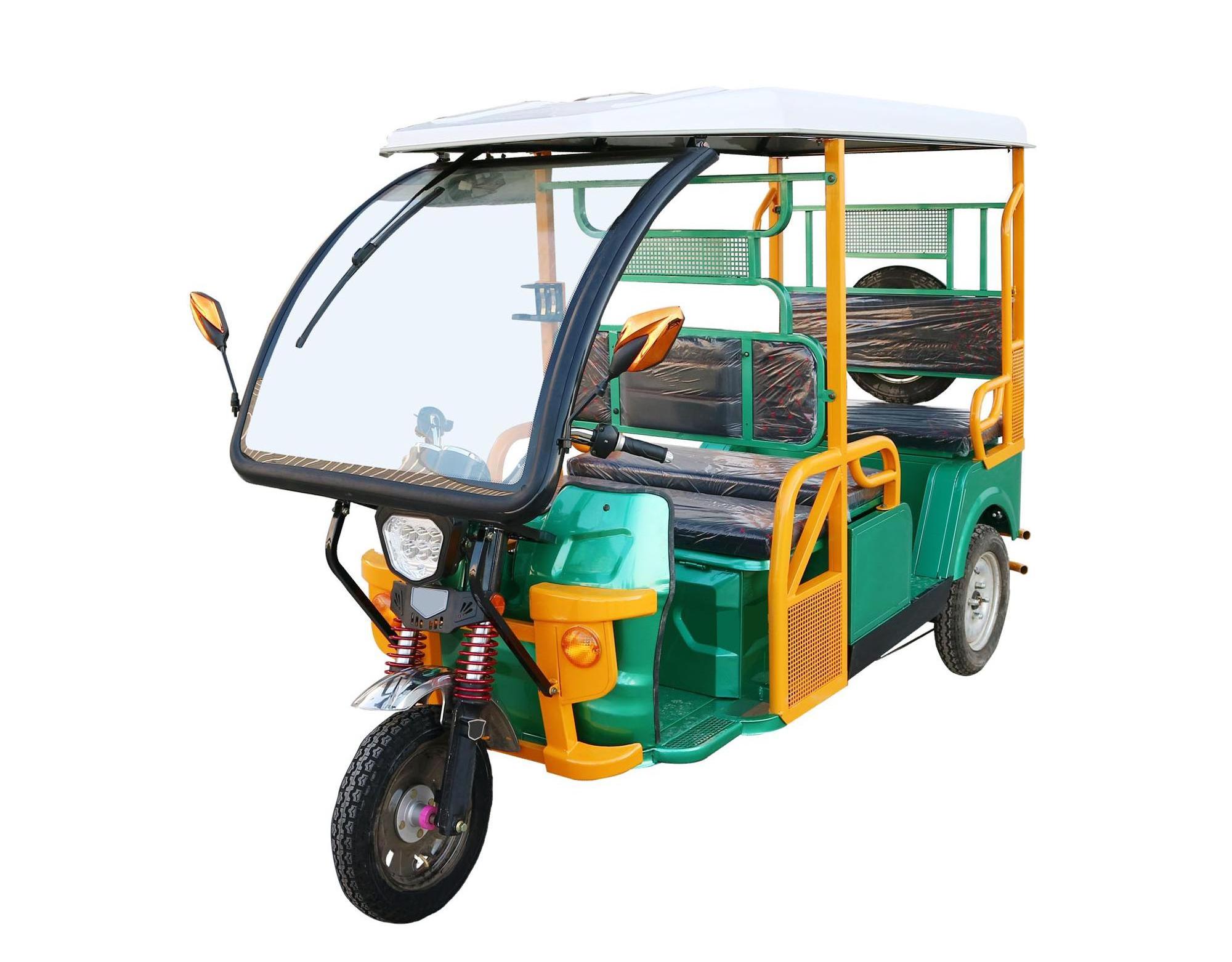 Battery operated adult 3 wheel electric tricycle Bajaj tuk tuk electric vehicles