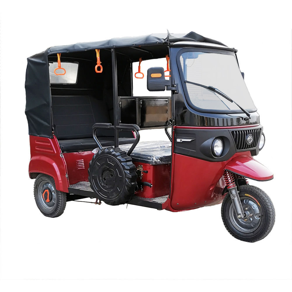 Bajaj Passenger Auto Tricycle 60V1500W Battery Operation Three Wheel Adult Electric Rickshaw