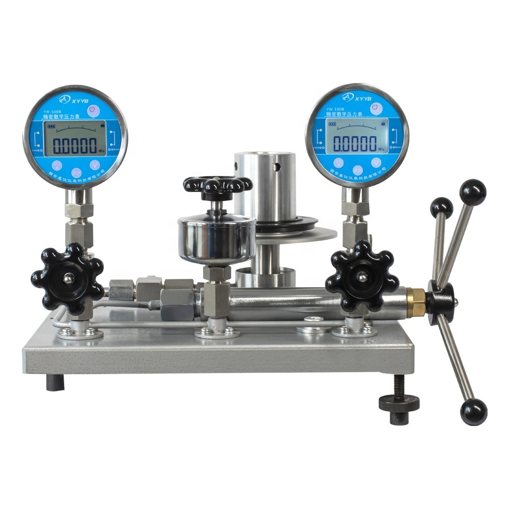 High Pressure Transmitter Calibrator Piston Calibration Standard Pressure Gauge Dead Weight Pressure Tester