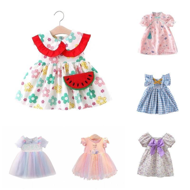 Hot Selling Girls Velvet Party dress Autumn Winter Children Ruffle dress Girls Party dress