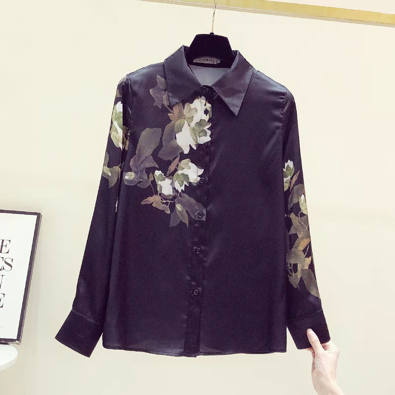 Hot Sale Wholesale Western Style Tweed Chiffon Shirt Women's 2023 Early Autumn New Blouse Women's Single Breasted Woolen Shirt