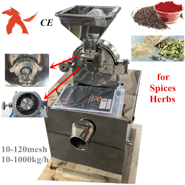 Automatic industrial spice powder grinding machine dry spices commercial large size grinder