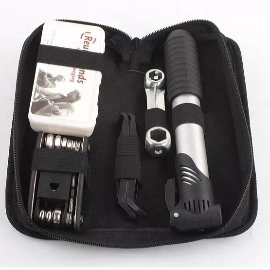 2021 hot selling Bike 16in1 Multi-function Tool Repair Kit Set With Pump hot sell SAFTY factory