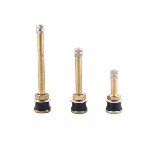 TR500 Brass Premium Tubeless Truck Clamp-In Valves Tire Valve Stems