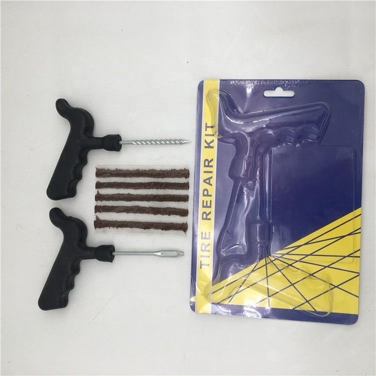 Emergency heavy duty lead free string repairs for bias and radial tires tire repair tools  handle repair tool