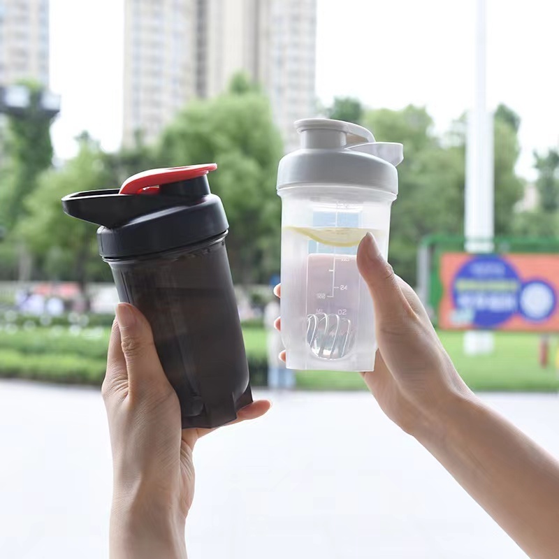 300ML Wholesale Customized Logo Mini Cute Plastic Protein Shaker Cup Bottle For Gym Sport Fitness