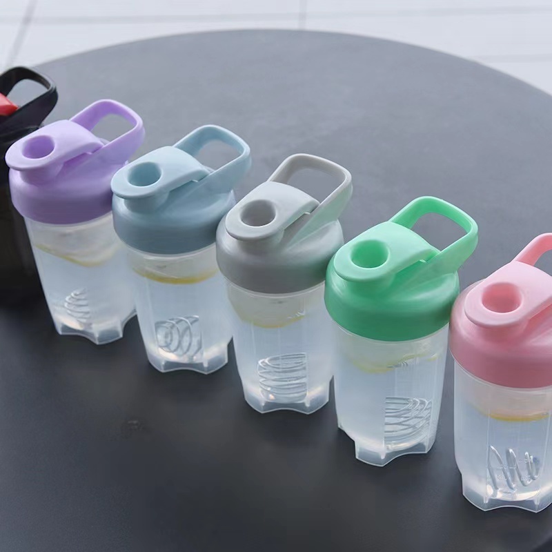 300ML Wholesale Customized Logo Mini Cute Plastic Protein Shaker Cup Bottle For Gym Sport Fitness