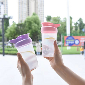 300ML Wholesale Customized Logo Mini Cute Plastic Protein Shaker Cup Bottle For Gym Sport Fitness