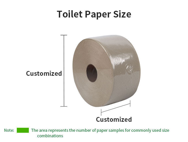 Free Samples Customize Made in China Large natural paper pulp manufacturing toilet paper