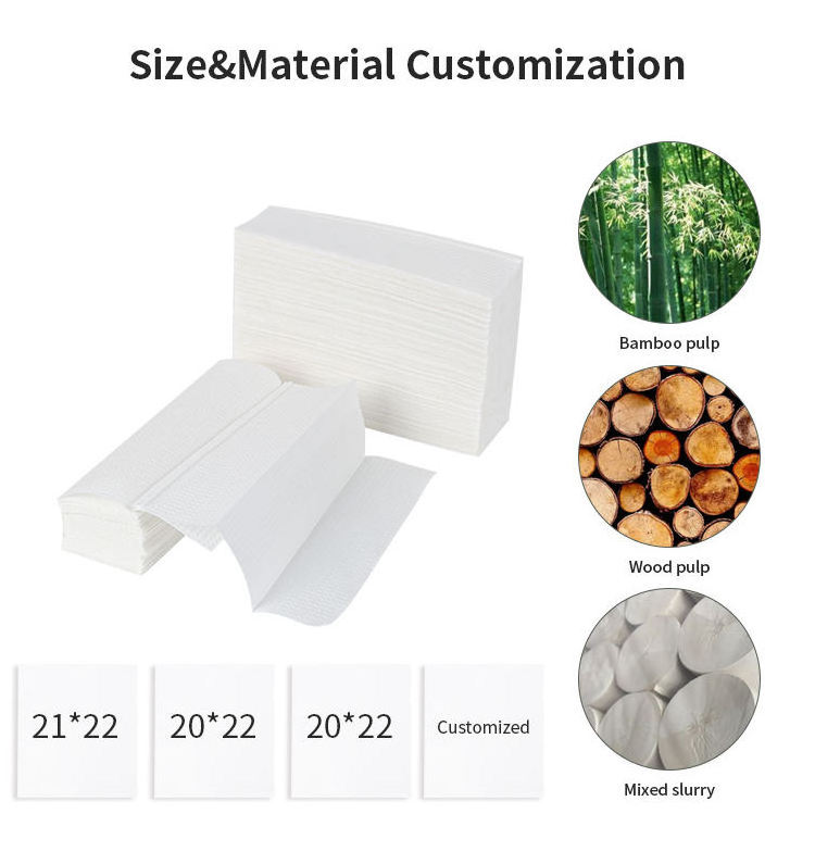 Free Samples Wholesale custom disposable restaurant dining cutlery virgin wood pulp white paper napkins