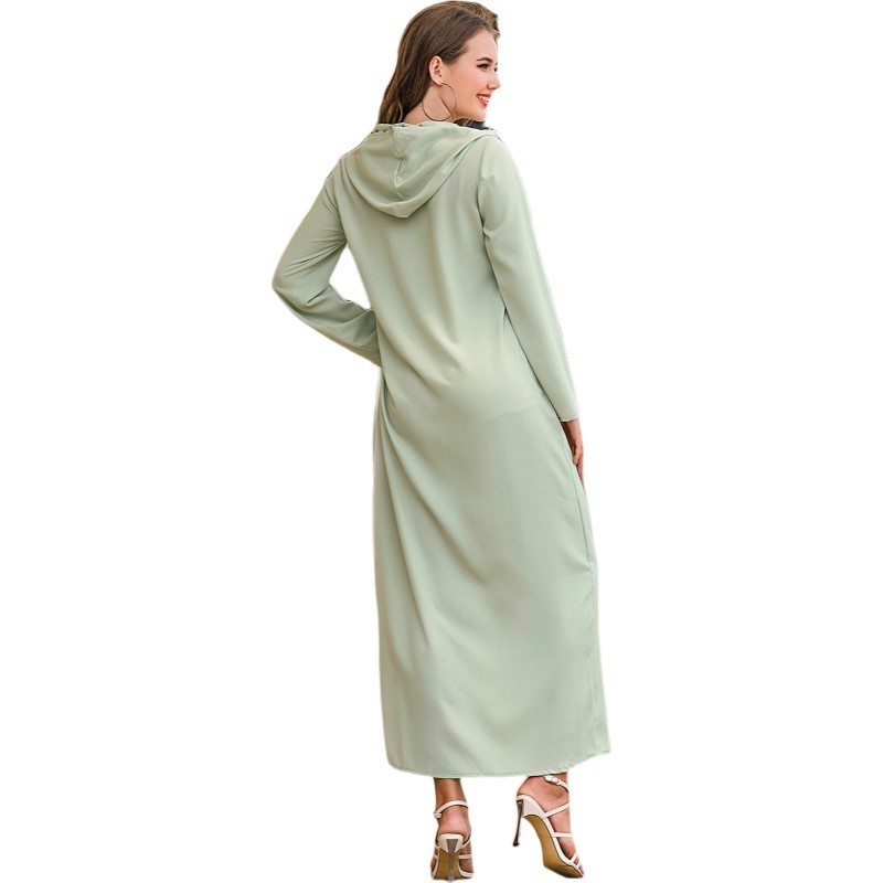 2024 Custom Wholesale Factory Price China Manufacturer Super Quality Gaoun Stoned Muslim Dubai Abayas With Stones