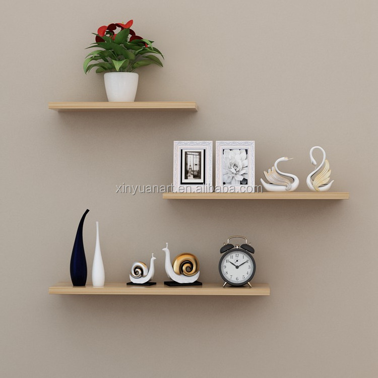 MDF decoration furniture floating wall shelf