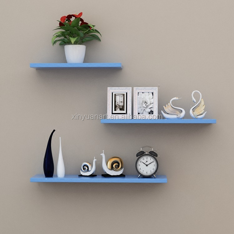 MDF decoration furniture floating wall shelf