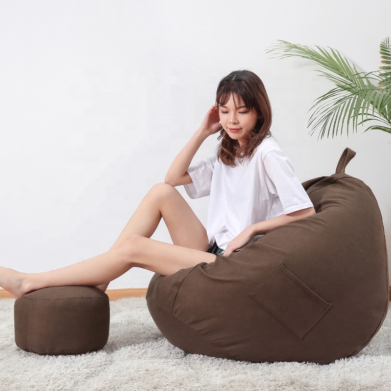 Living Room Furniture Lazy BeanBag Sofas Chairs Lounger Seat Puff asiento Couch Tatami Bean Bag