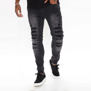 2022 Summer Fashion Vintage Wash Men's Skinny Stock Jeans