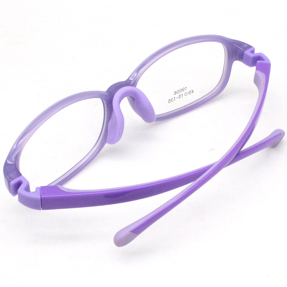 2020 New Fair shown Silicone kids fashion glasses soft material prescription glasses kids big glasses plastic for kids