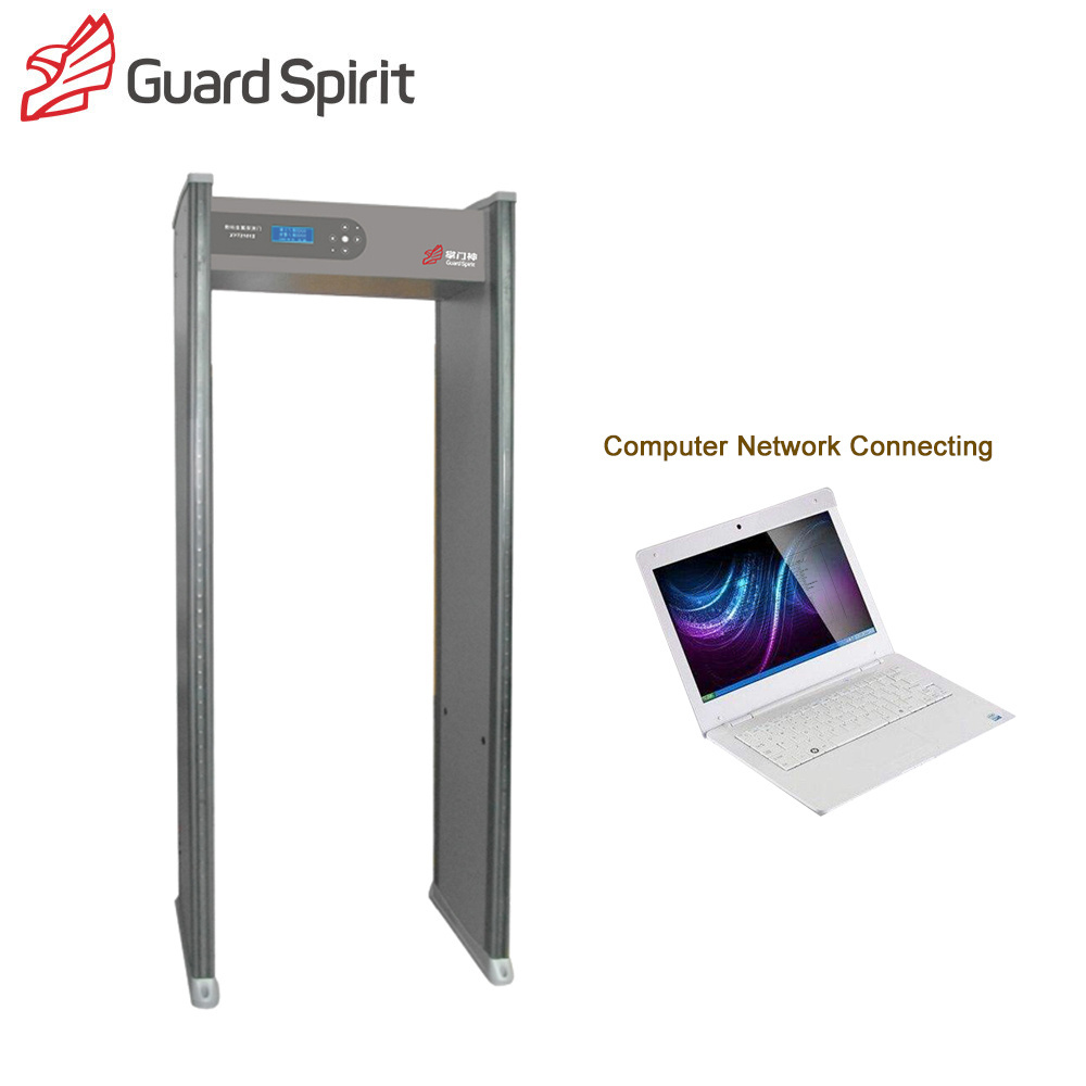 Security arch metal detector door and portable door frame metal detector for sale from China walkthrough metal detector factory