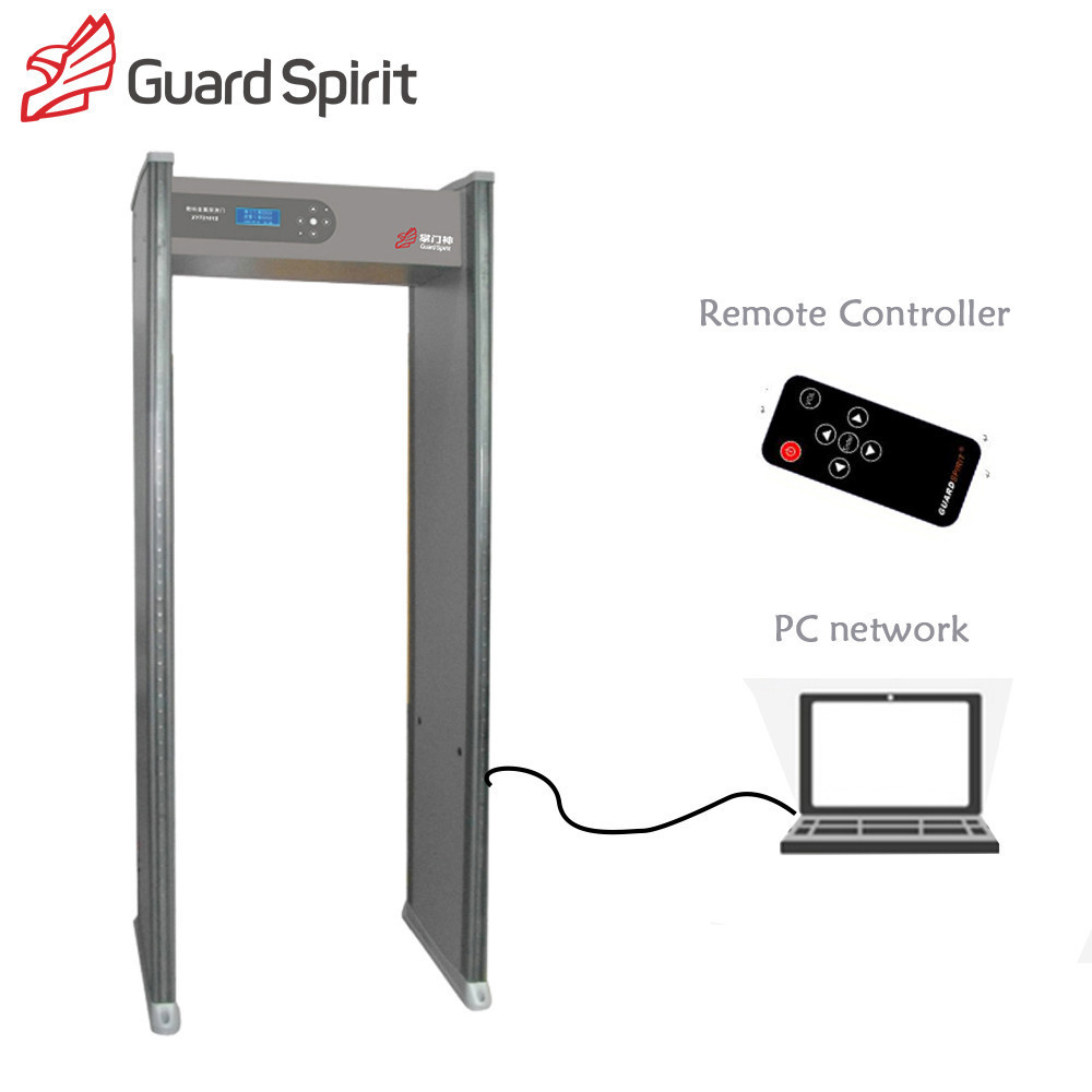 Security arch metal detector door and portable door frame metal detector for sale from China walkthrough metal detector factory