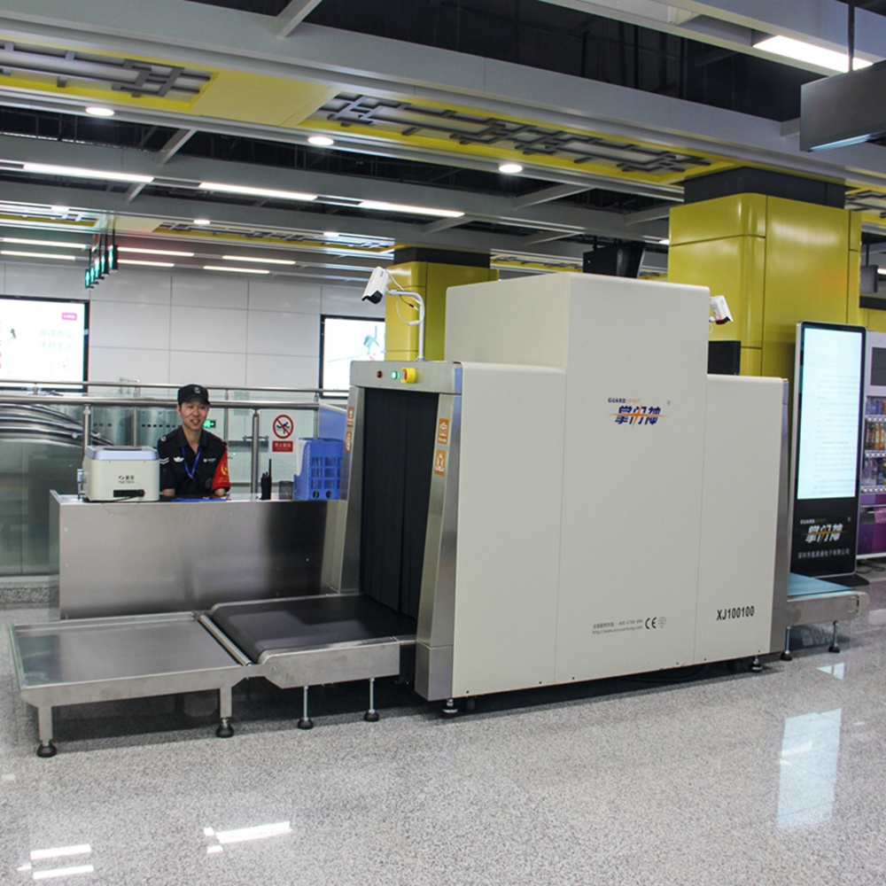 Large Tunnel Size XJ100100 Airports X Ray baggage scanner 100x100 x-ray baggage scanner x-ray luggage scanner