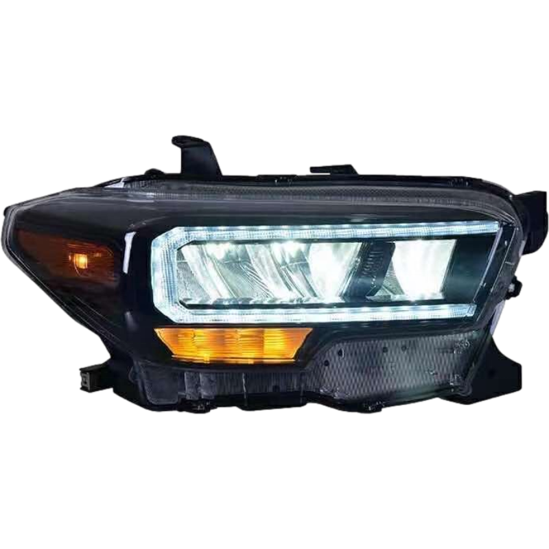 Latest High Quality Full LED Front Lamp Headlight for Toyota Tacoma 2020 Plug and Play Yellow Light at 12V